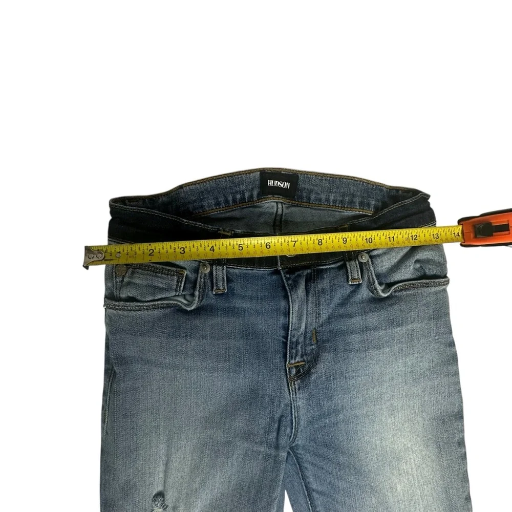 Hudson Nico Mid Rise Crop Super Skinny Jeans 25 - Picture 5 of 8